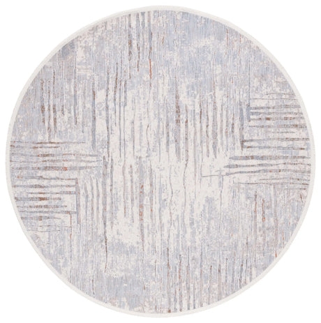 Safavieh Marmara 6'-7" x 6'-7" Rug in Beige / Blue Rust