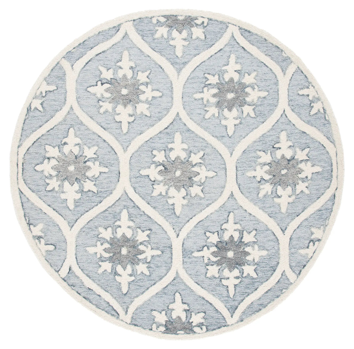 Safavieh Metro 6'-0" x 6'-0" Rug in Grey / Ivory