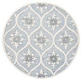 Safavieh Metro 6'-0" x 6'-0" Rug in Grey / Ivory