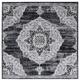 Safavieh Brentwood 6'-7" x 6'-7" Rug in Black / Grey