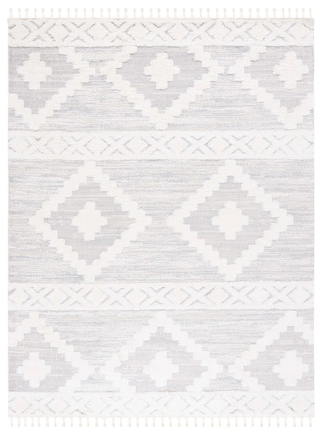 Safavieh Moroccan Tassel Shag 10'-0" x 14'-0" Rug in Ivory / Beige