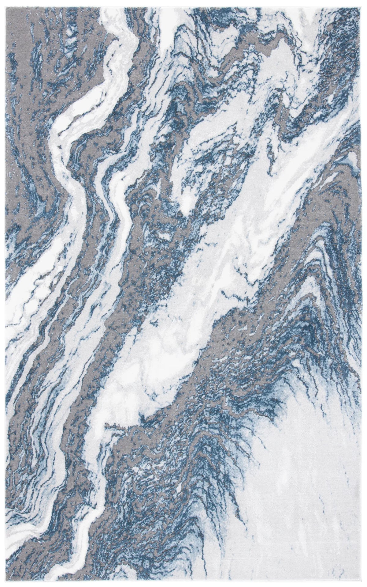 Safavieh Craft 4'-0" x 6'-0" Rug in Blue / Grey
