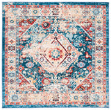 Safavieh Riviera 6'-7" x 6'-7" Rug in Blue / Gold