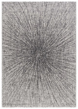 Safavieh Courtyard 5'-3" x 7'-7" Rug in Grey / Black