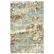 Oriental Weavers Sphinx Formations 70001 Blue / Brown Rugs - main flat