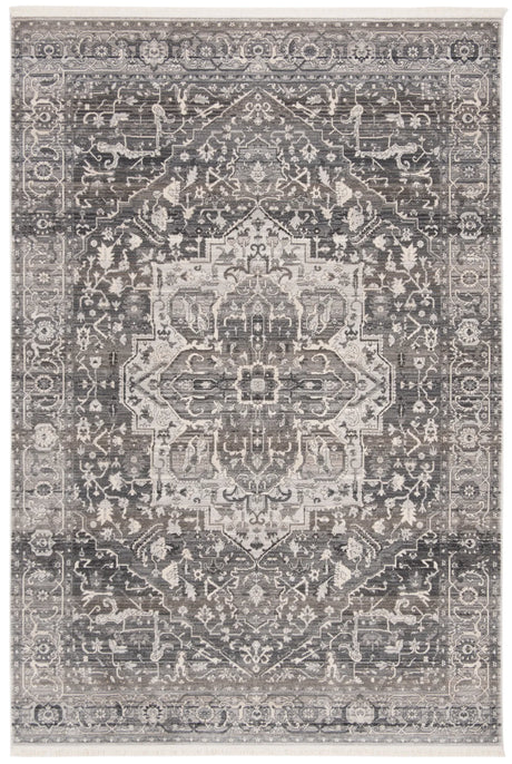 Safavieh Vintage Persian 4'-0" x 6'-0" Rug in Grey / Charcoal