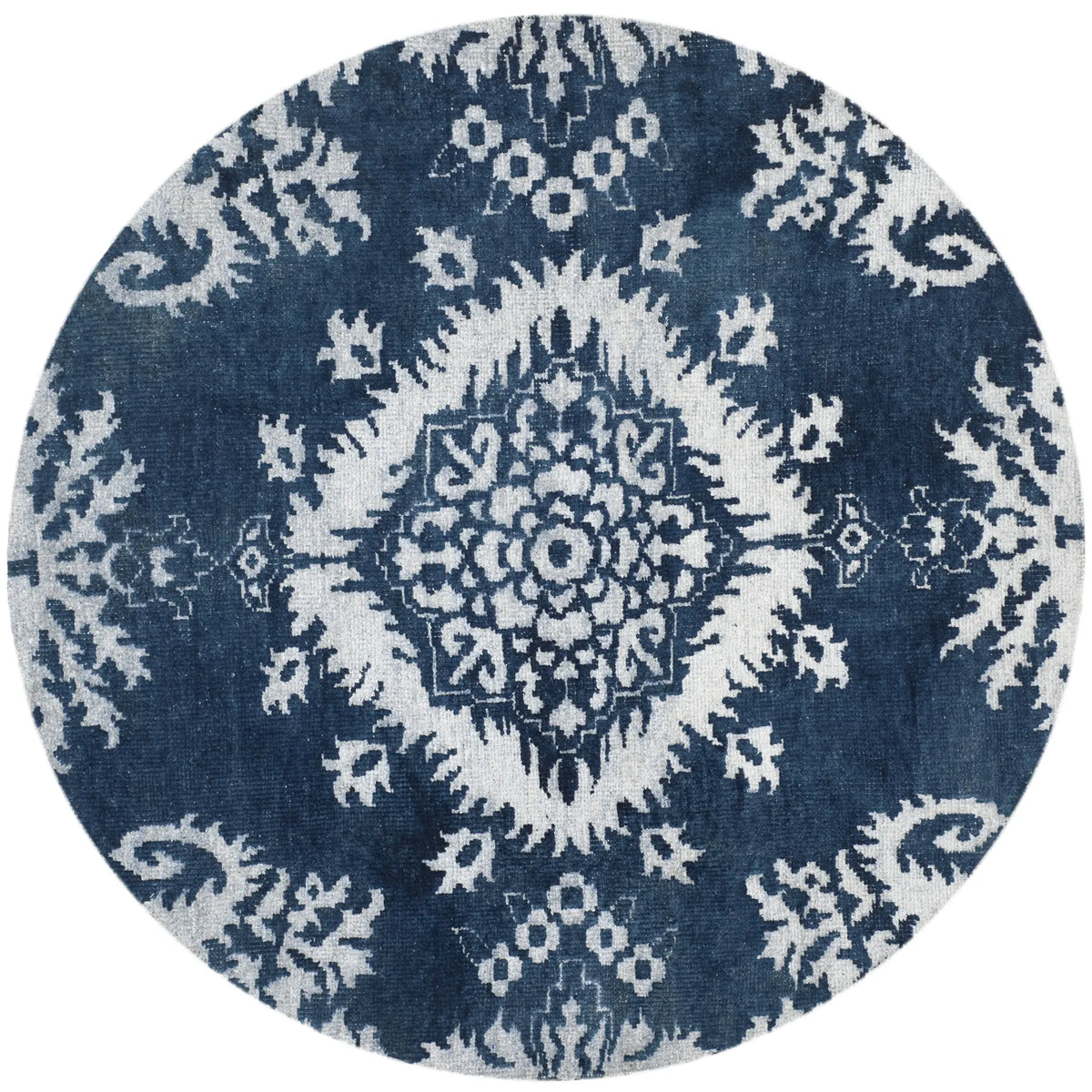 Safavieh Stone Wash 6'-0" x 6'-0" Rug in Indigo