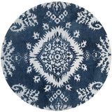 Safavieh Stone Wash 6'-0" x 6'-0" Rug in Indigo