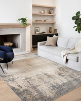 Loloi Teagan Tea-08 Ivory/Mist Rugs - room scene 2
