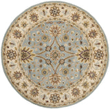 Safavieh Antiquity 6'-0" x 6'-0" Rug in Light Blue / Ivory