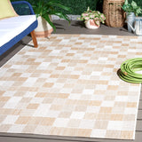 Safavieh Courtyard 4'-0" x 6'-0" Rug in Natural / Beige
