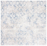 Safavieh Amelia 700 6'-7" x 6'-7" Rug in Light Grey / Blue