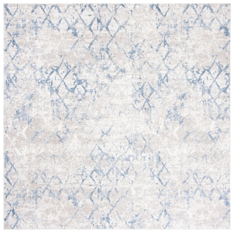 Safavieh Amelia 700 6'-7" x 6'-7" Rug in Light Grey / Blue