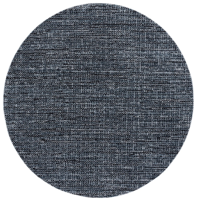 Safavieh Mila 6'-7" x 6'-7" Rug in Black / Light Blue