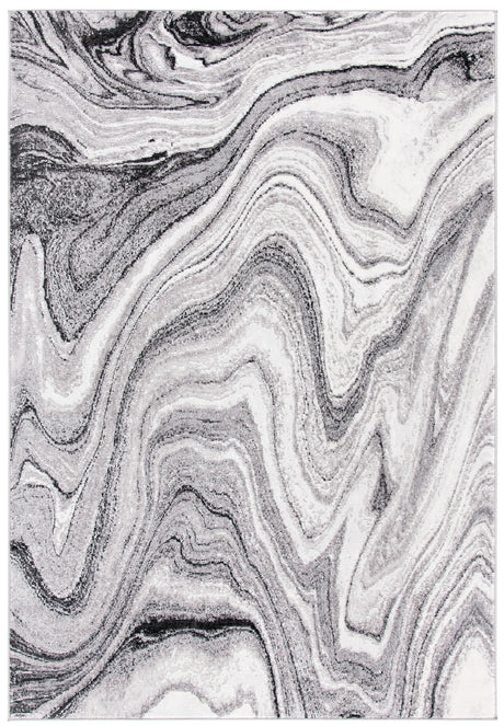 Safavieh Amelia 4'-5" x 6'-5" Rug in Light Grey / Ivory