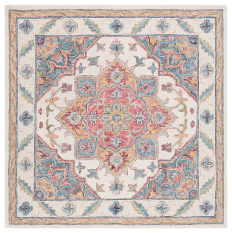 Safavieh Metro 6'-0" x 6'-0" Rug in Ivory / Rust