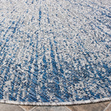 Safavieh Courtyard 6'-7" x 6'-7" Rug in Navy / Grey