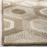 Safavieh Natural Fiber 4'-0" x 6'-0" Rug in Grey / Ivory