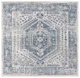 Safavieh Madison 800 6'-7" x 6'-7" Rug in Blue / Ivory