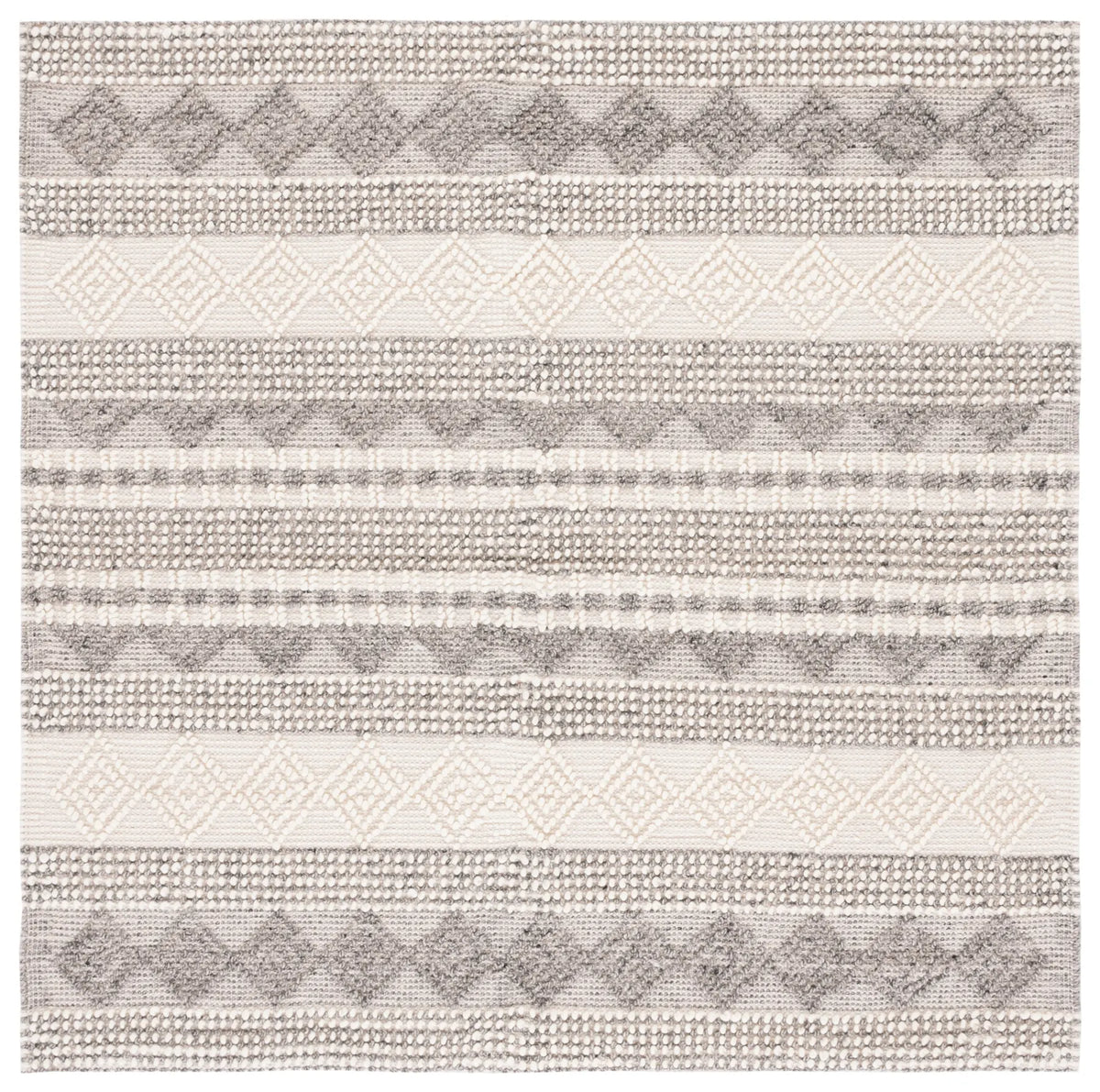 Safavieh Natura 5'-0" x 5'-0" Rug in Grey / Ivory