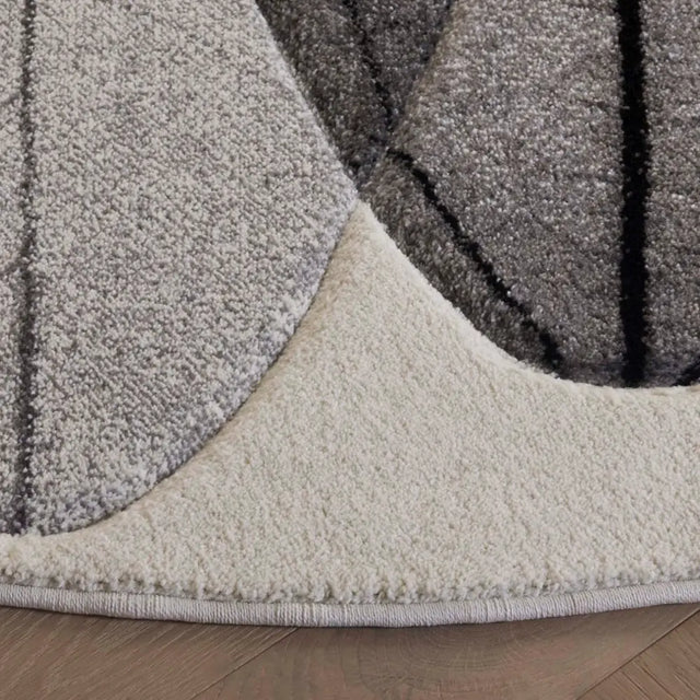 Safavieh Hollywood 6'-7" x 6'-7" Rug in Ivory / Grey