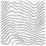 Safavieh Tahoe Shag 6'-7" x 6'-7" Rug in Ivory / Grey