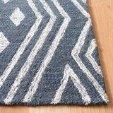 Safavieh Micro-Loop 5'-0" x 8'-0" Rug in Navy / Blue