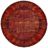 Safavieh Vintage Hamadan 5'-3" x 5'-3" Rug in Orange