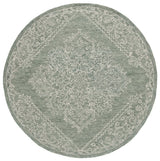 Safavieh Metro 6'-0" x 6'-0" Rug in Green / Ivory