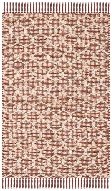 Safavieh Cape Cod 2'-3" x 3'-9" Rug in Rust / Natural