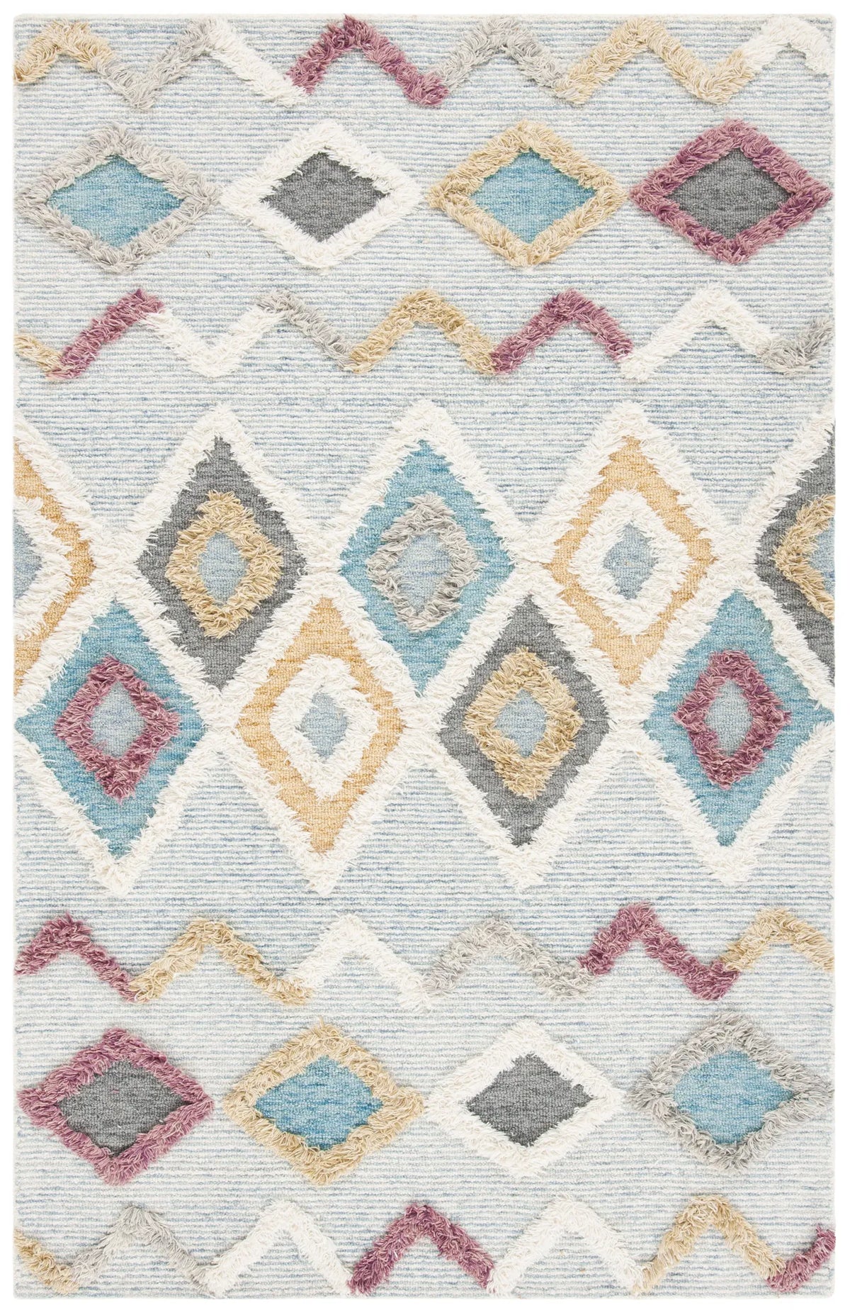 Safavieh Kenya 4'-0" x 6'-0" Rug in Grey / Ivory