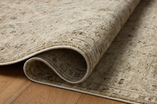 Loloi Briar BRR-03 Silver / Moss Rug - pile height