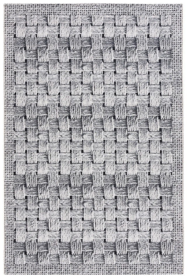 Safavieh Barbados 500 4'-0" x 6'-0" Rug in Black / Ivory