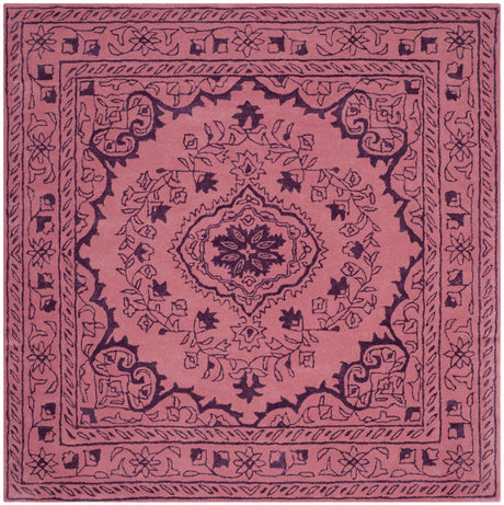 Safavieh Glamour 6'-0" x 6'-0" Rug in Pink