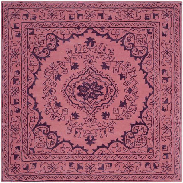 Safavieh Glamour 6'-0" x 6'-0" Rug in Pink