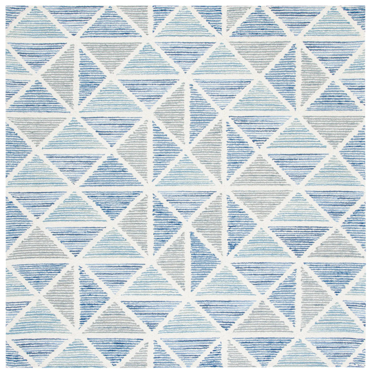 Safavieh Abstract 6'-0" x 6'-0" Rug in Ivory / Blue
