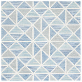 Safavieh Abstract 6'-0" x 6'-0" Rug in Ivory / Blue