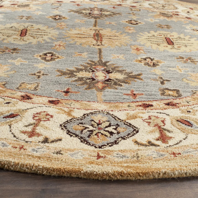 Safavieh Antiquity 6'-0" x 6'-0" Rug in Blue / Ivory