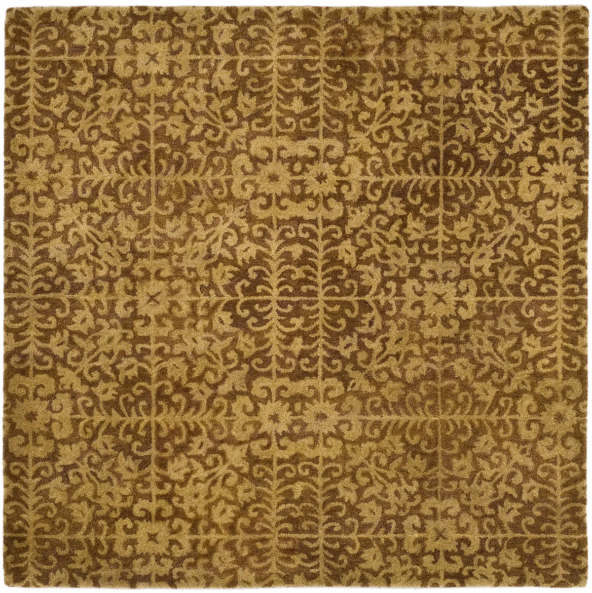 Safavieh Antiquity 6'-0" x 6'-0" Rug in Gold / Beige