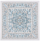 Safavieh Cabana 6'-7" x 6'-7" Rug in Navy / Grey