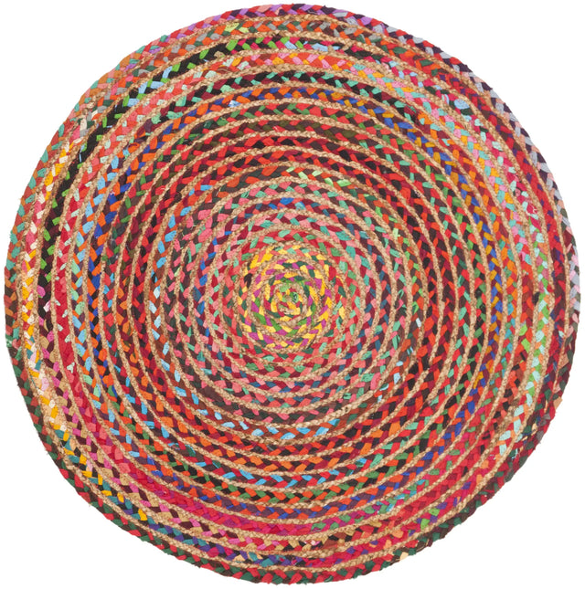Safavieh Cape Cod 3'-0" x 3'-0" Rug in Red / Multi