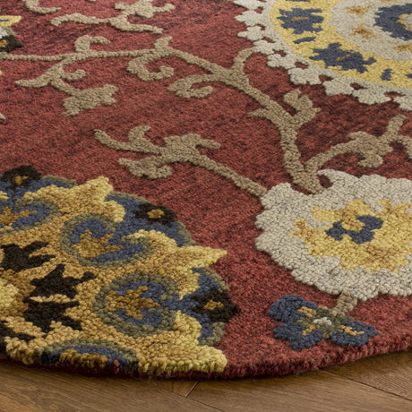 Safavieh Blossom 6'-0" x 6'-0" Rug in Red / Multi