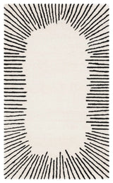 Safavieh Fifth Avenue 3'-0" x 5'-0" Rug in Ivory / Black