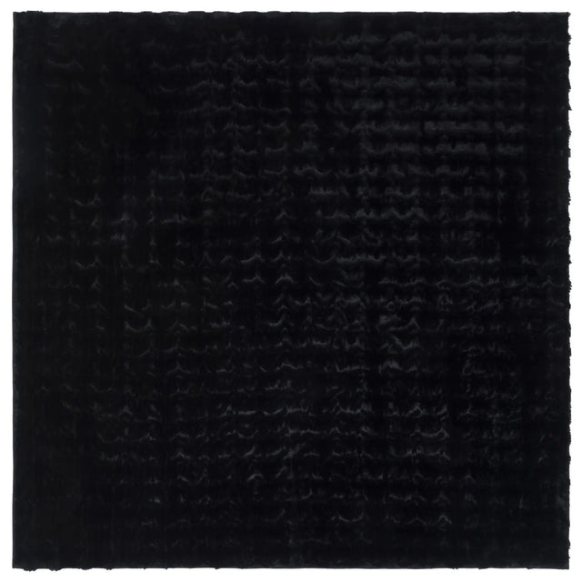 Safavieh Faux Rabbit Bubble 100 6'-0" x 6'-0" Rug in Black