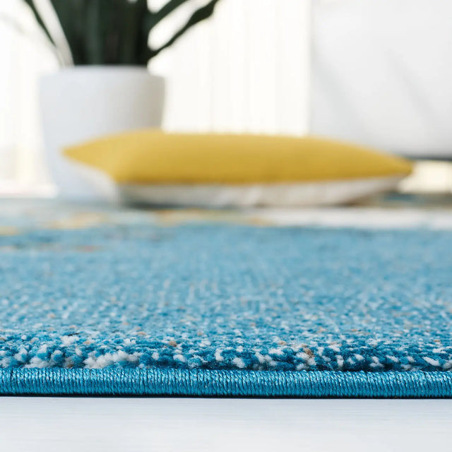 Safavieh Glacier 4'-0" x 6'-0" Rug in Blue / Gold