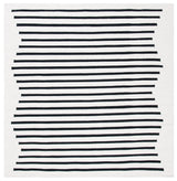 Safavieh Montauk 6'-0" x 6'-0" Rug in Ivory / Black
