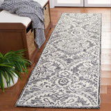 Safavieh Blossom 2'-3" x 8'-0" Rug in Black / Ivory