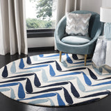 Safavieh Soho 6'-0" x 6'-0" Rug in Ivory / Blue