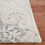 Safavieh Micro-Loop 5'-0" x 8'-0" Rug in Charcoal / Ivory