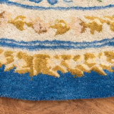Safavieh Savonnerie 6'-0" x 6'-0" Rug in Blue / Ivory